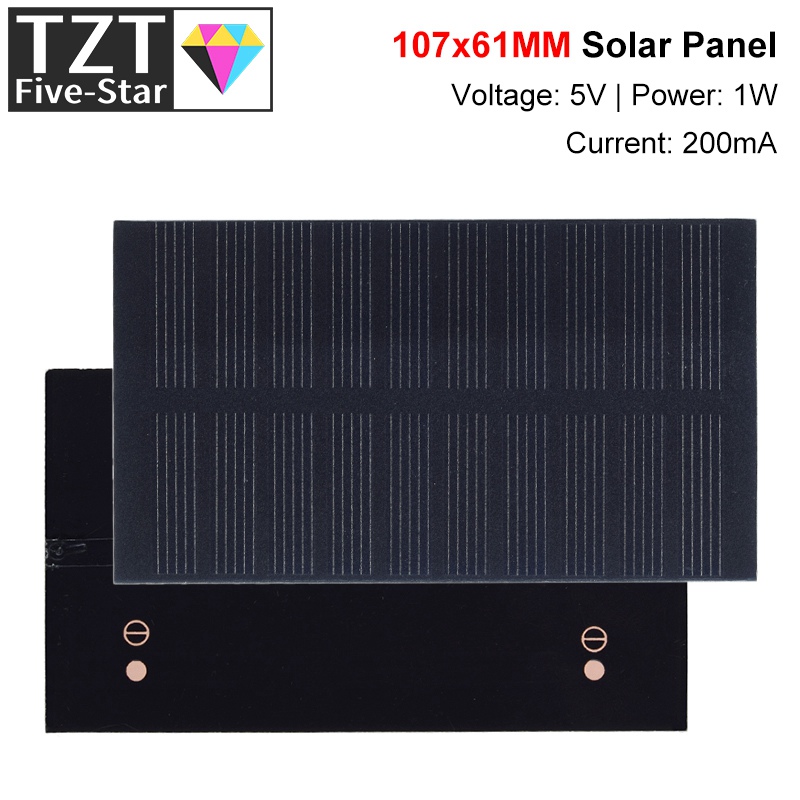 Home Automation System Diy - inteligentna elektronika Panel słoneczny 1W 5V