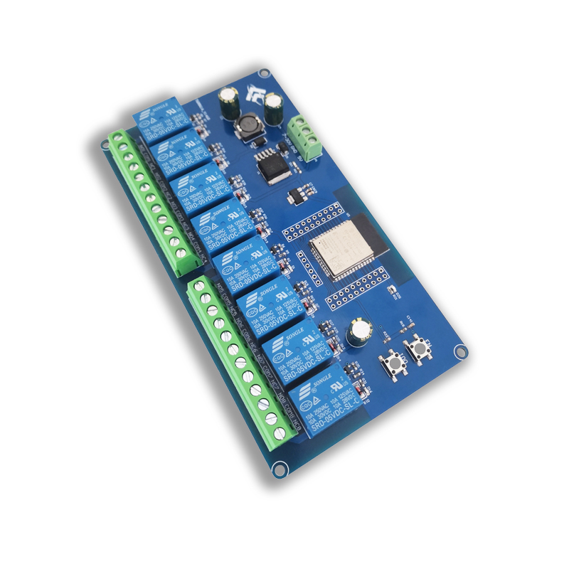 ESP8266 / ESP32 WIFI 8-kanałow – Relay 8 Channel Board recenzja i cena