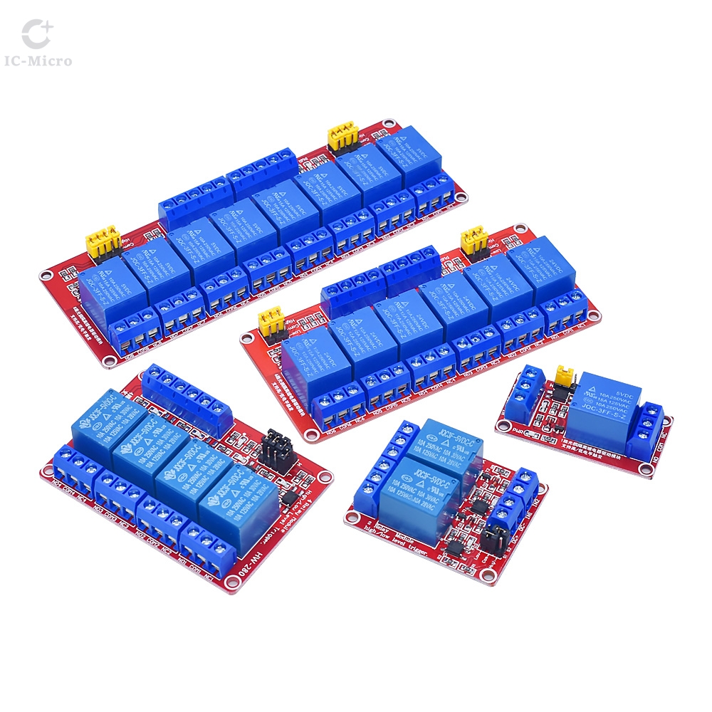 Moduł przekaźnikowy 1 2 6 4 8  – Relay 8 Channel Board recenzja i cena