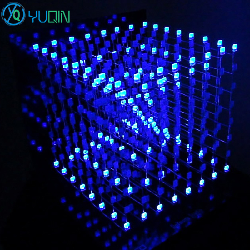 Zestaw DIY Kostka LED 3D8 8x8x – Rgb Led Matrix 8X8 recenzja i cena