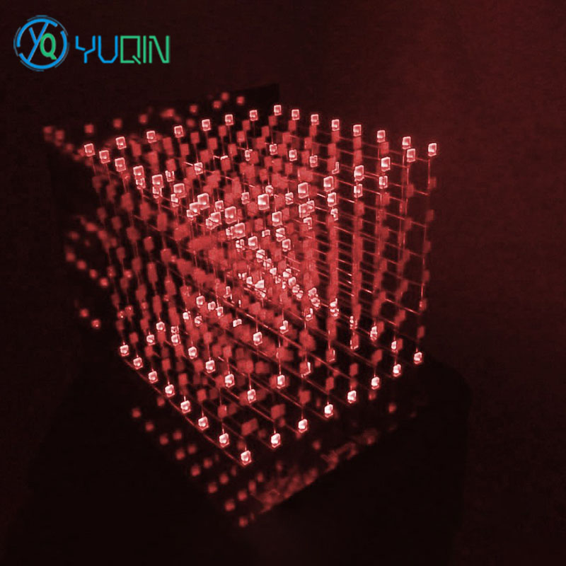 Zestaw DIY Kostka LED 3D8 8x8x – Rgb Led Matrix 8X8 recenzja i cena