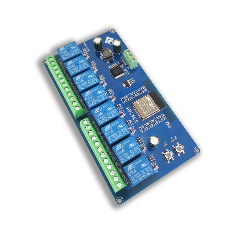 Płytka rozwojowa DC5-30V ESP32 – Relay 8 Channel Board recenzja i cena