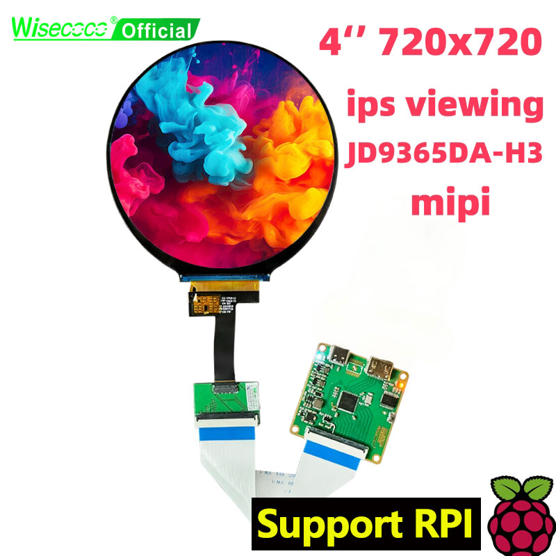 Wisecoco 4-calowy Okrągły Wyśw – Home Automation Raspberry Pi recenzja i cena