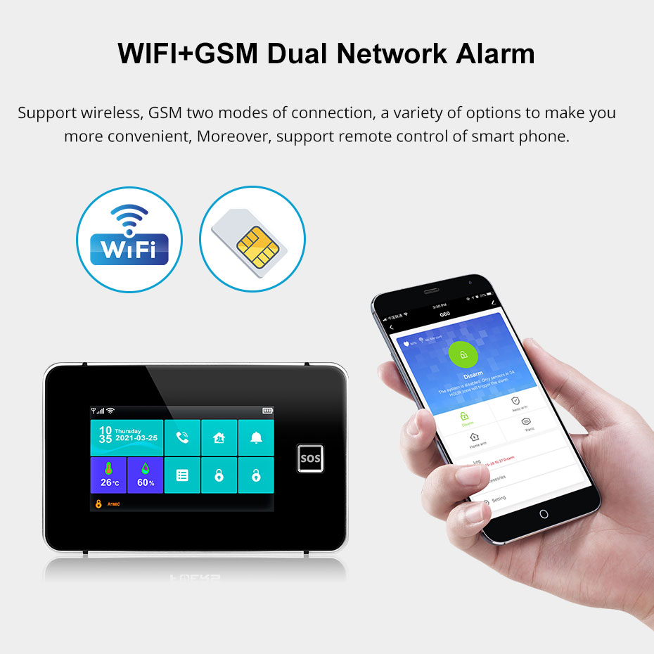 KERUI Tuya Panel alarmowy DIY  – Home Automation Diy Kit recenzja i cena