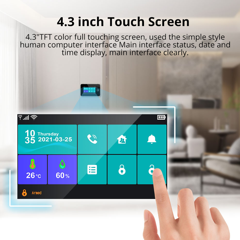 KERUI Tuya Panel alarmowy DIY  – Home Automation Diy Kit recenzja i cena
