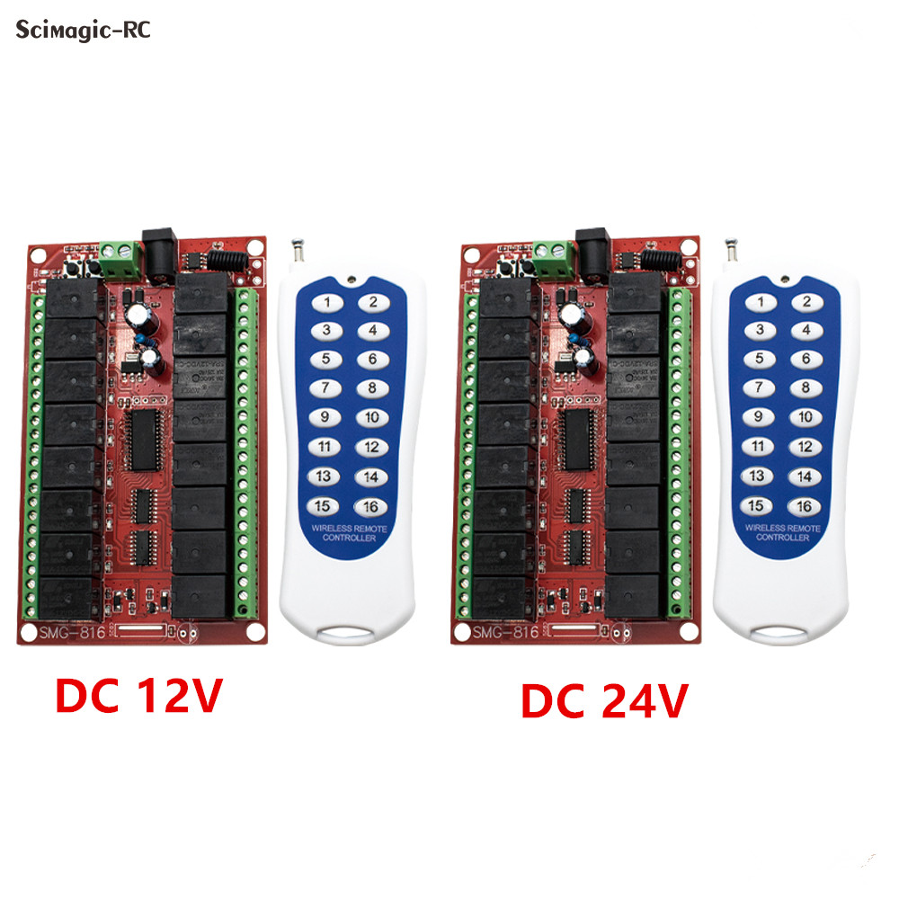 16CH 433MHz RF bezprzewodowy p – 433Mhz Receiver Module recenzja i cena