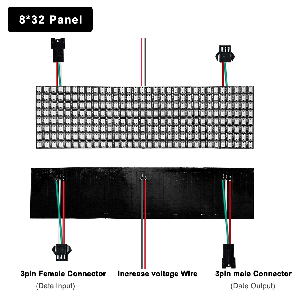 DC5V WS2812B 5050 RGB SMD elas – Rgb Led Matrix 8X8 recenzja i cena
